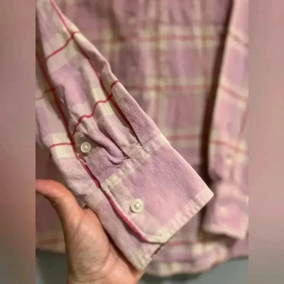 Levi’s women’s HENRI FLANNEL BUTTON-UP SHIRT size Large - Picture 5 of 7